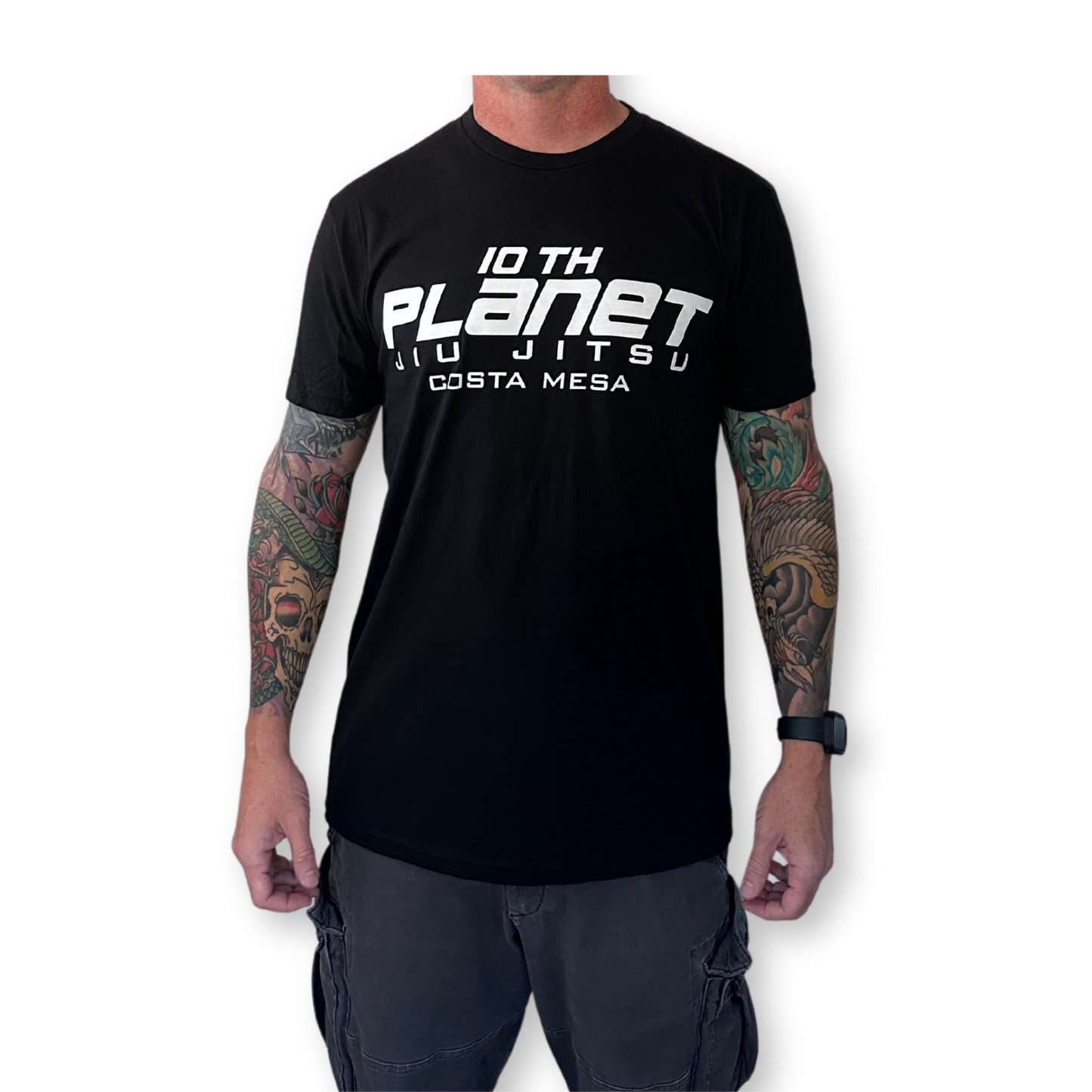 10th Planet Costa Mesa Jiu Jitsu T-Shirt Black