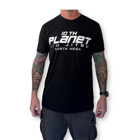 10th Planet Costa Mesa Jiu Jitsu T-Shirt Black